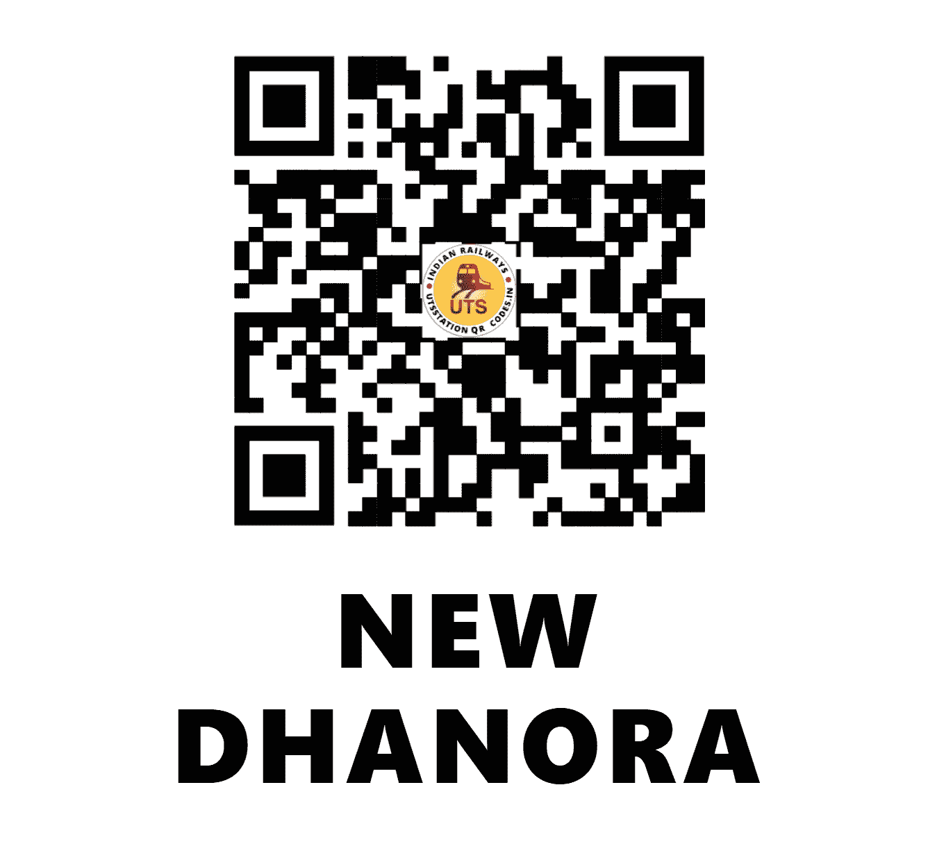 UTS QR Code for NEW DHANORA - NDNR - CR (MAHARASHTRA)