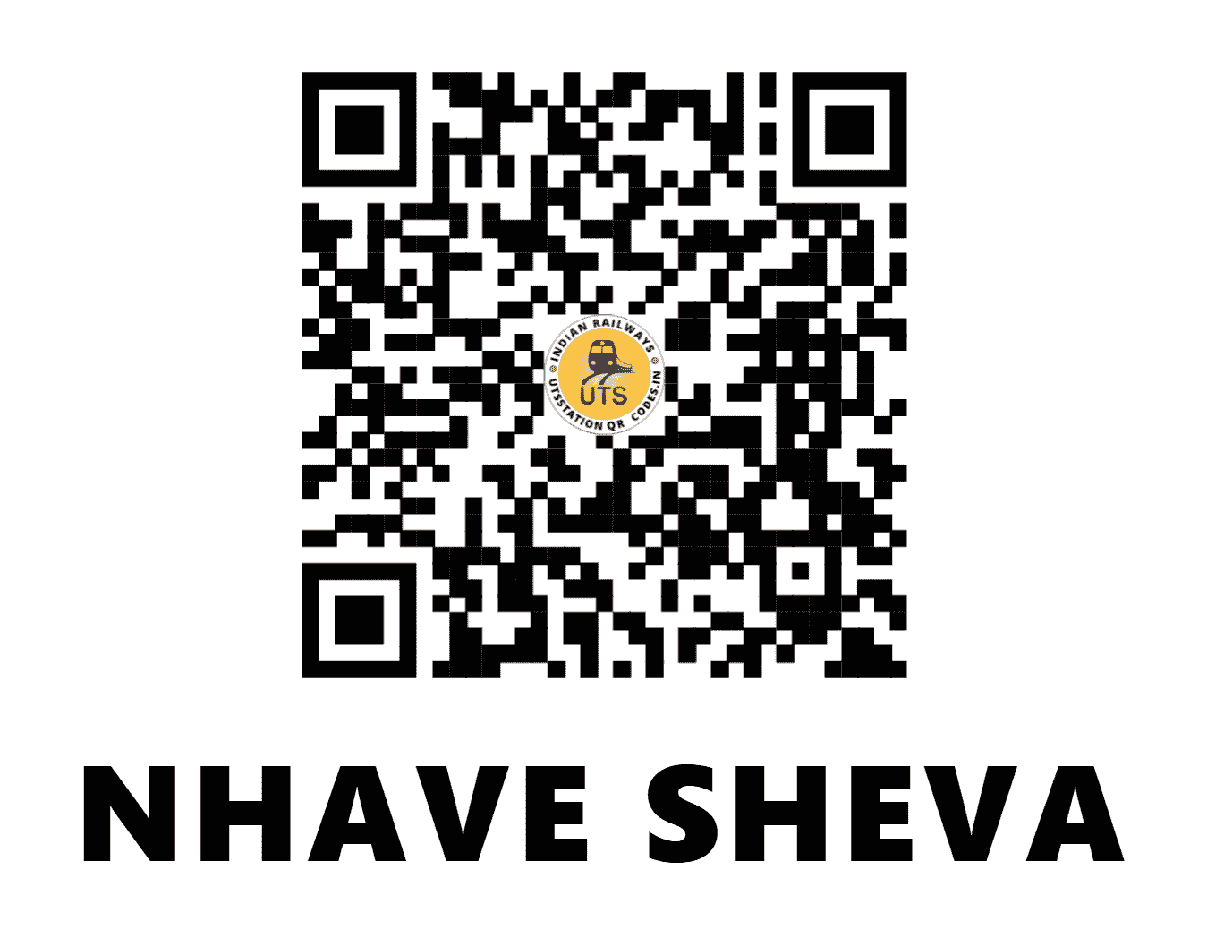 UTS QR Code for NHAVE SHEVA - NESA - CR (MAHARASHTRA)
