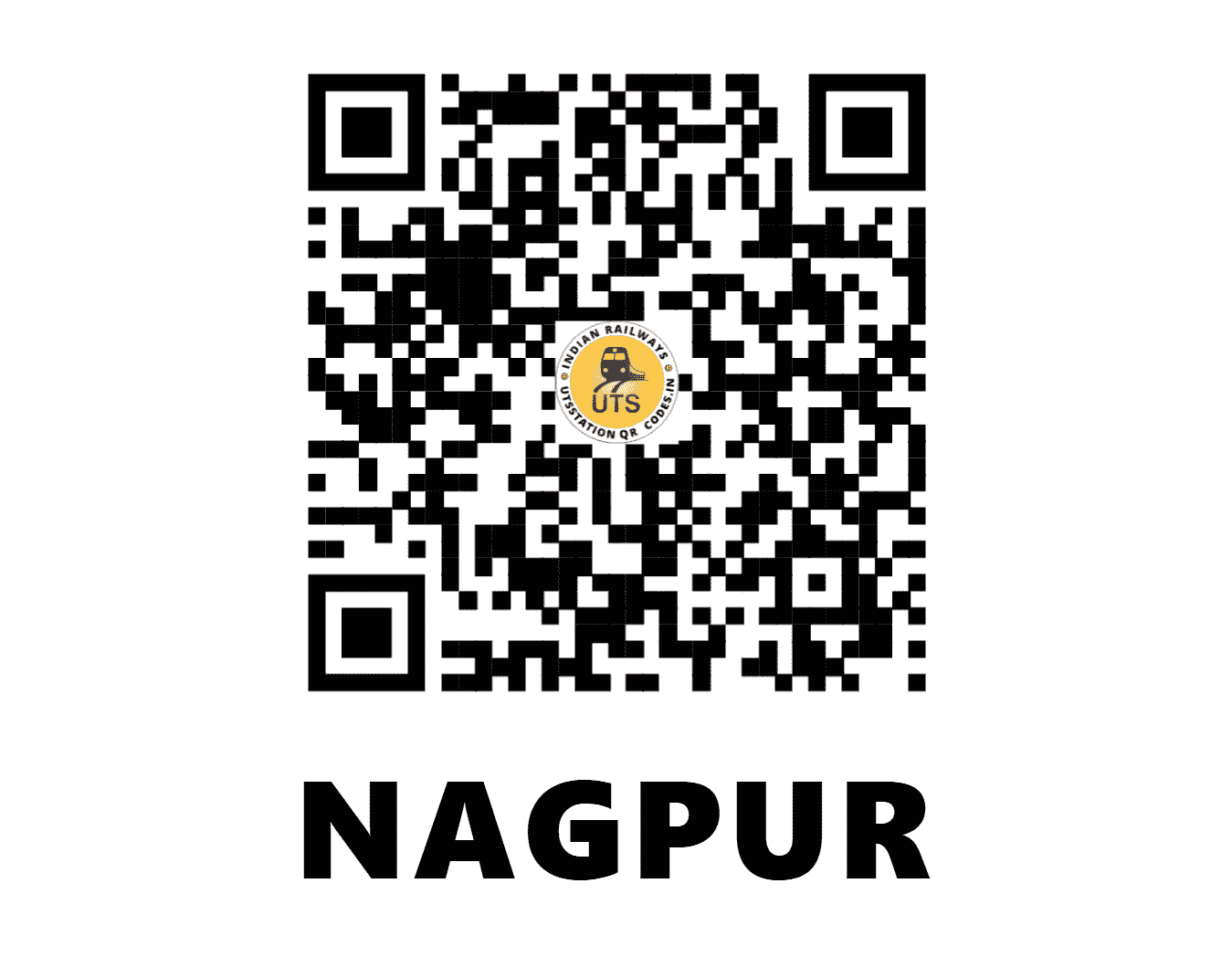 UTS QR Code for NAGPUR - NGP - CR (MAHARASHTRA)