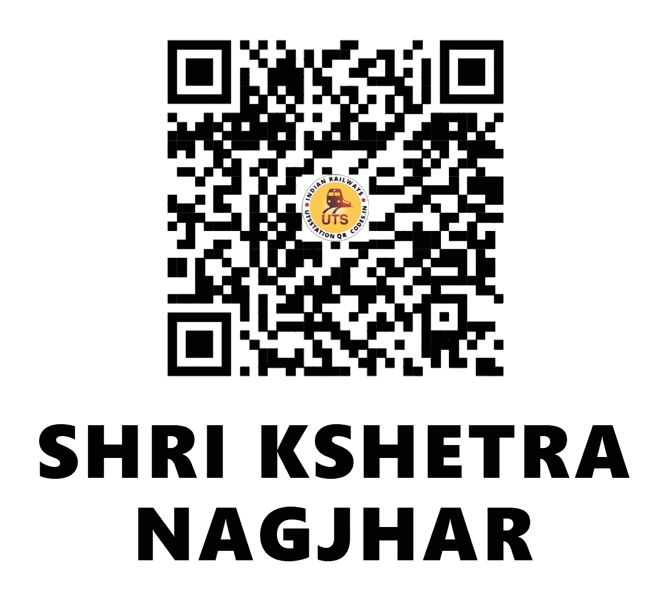 UTS QR Code for SHRI KSHETRA NAGJHAR - NGZ - CR (MAHARASHTRA)