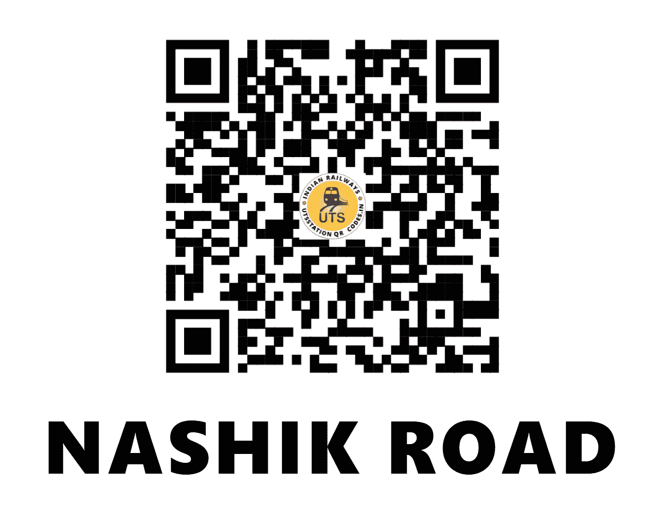 UTS QR Code for NASHIK ROAD - NK - CR (MAHARASHTRA)