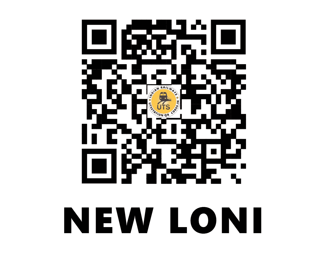 UTS QR Code for NEW LONI - NLNI - CR (MAHARASHTRA)