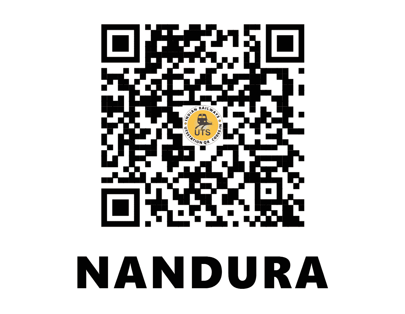 UTS QR Code for NANDURA - NN - CR (MAHARASHTRA)