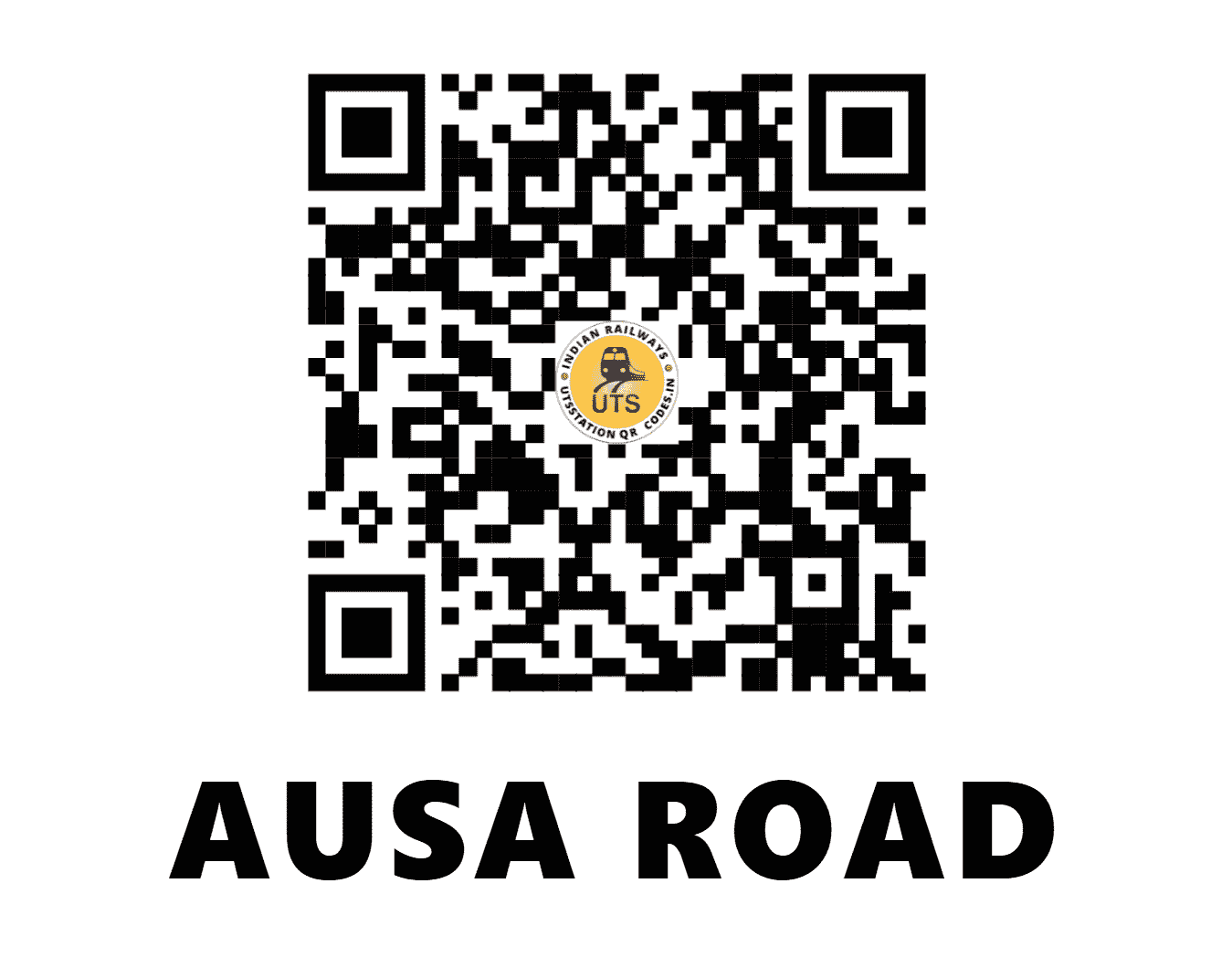 UTS QR Code for AUSA ROAD - OSA - CR (MAHARASHTRA)