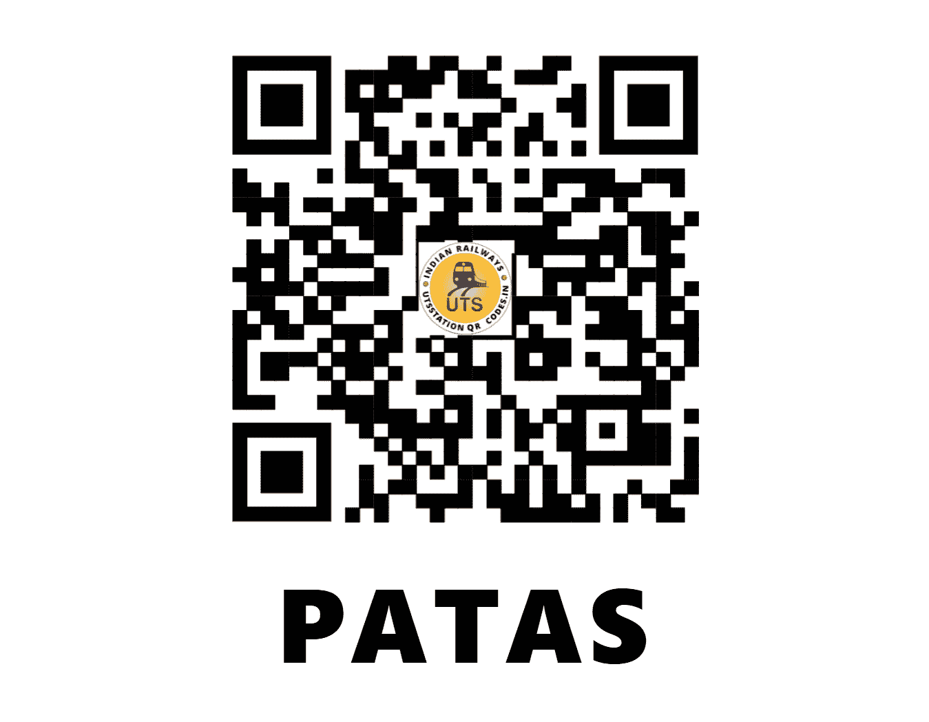 UTS QR Code for PATAS - PAA - CR (MAHARASHTRA)
