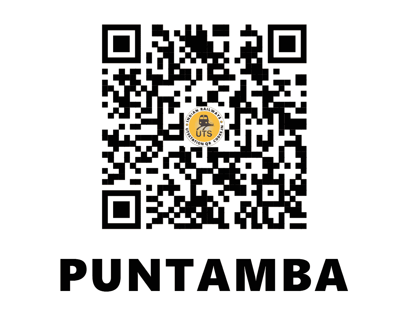 UTS QR Code for PUNTAMBA - PB - CR (MAHARASHTRA)
