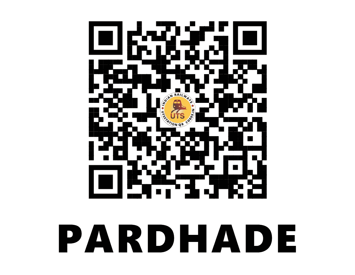 UTS QR Code for PARDHADE - PHQ - CR (MAHARASHTRA)