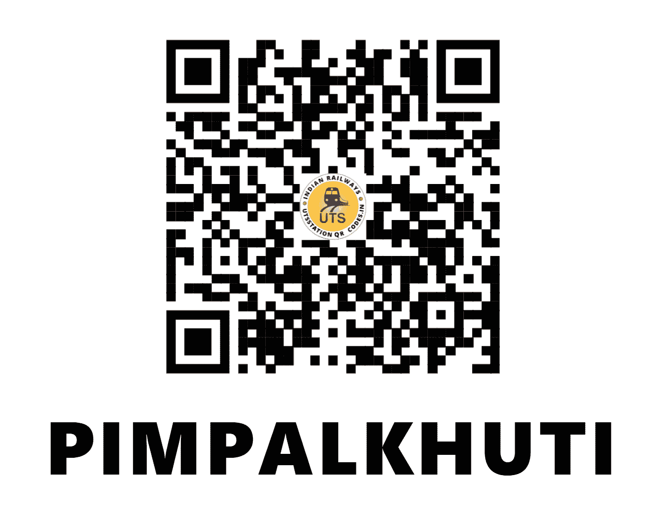 UTS QR Code for PIMPALKHUTI - PMKT - CR (MAHARASHTRA)