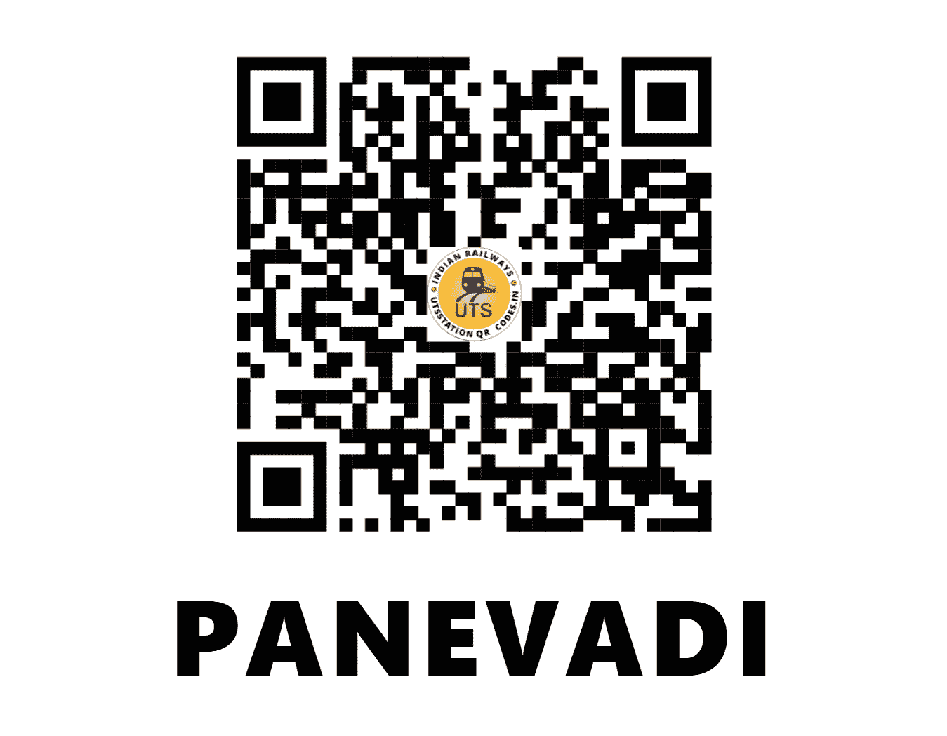 UTS QR Code for PANEVADI - PNV - CR (MAHARASHTRA)