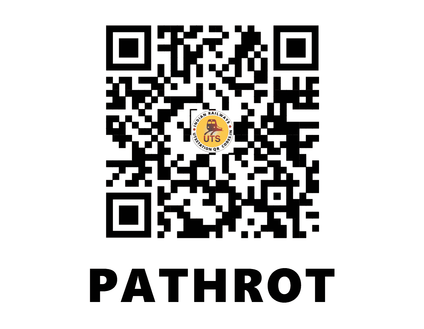 UTS QR Code for PATHROT - PTRT - CR (MAHARASHTRA)