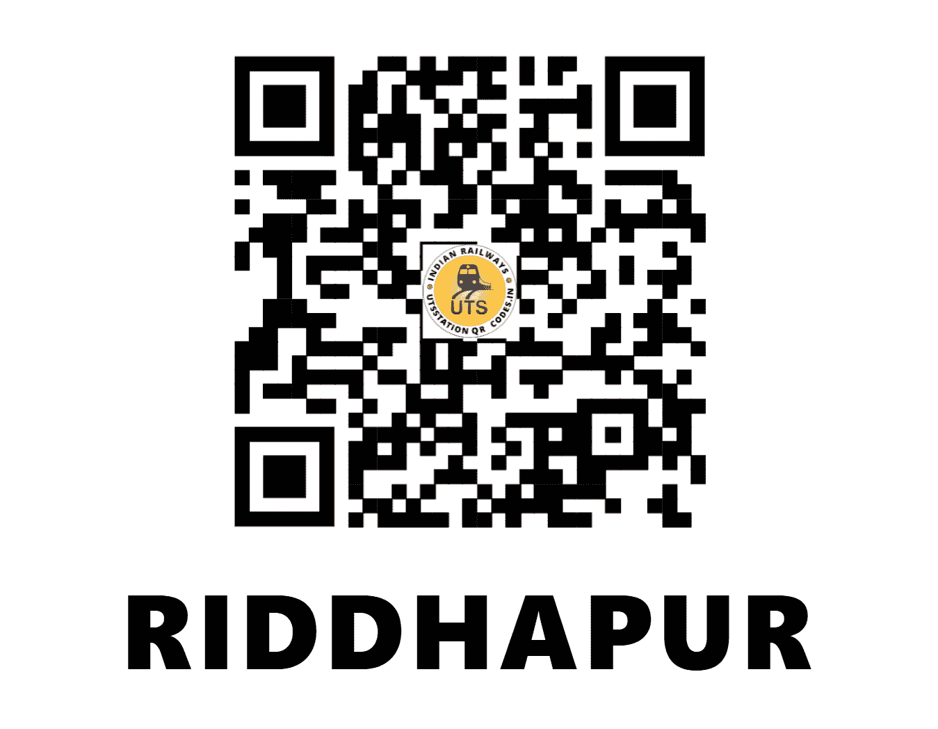 UTS QR Code for RIDDHAPUR - RDHR - CR (MAHARASHTRA)