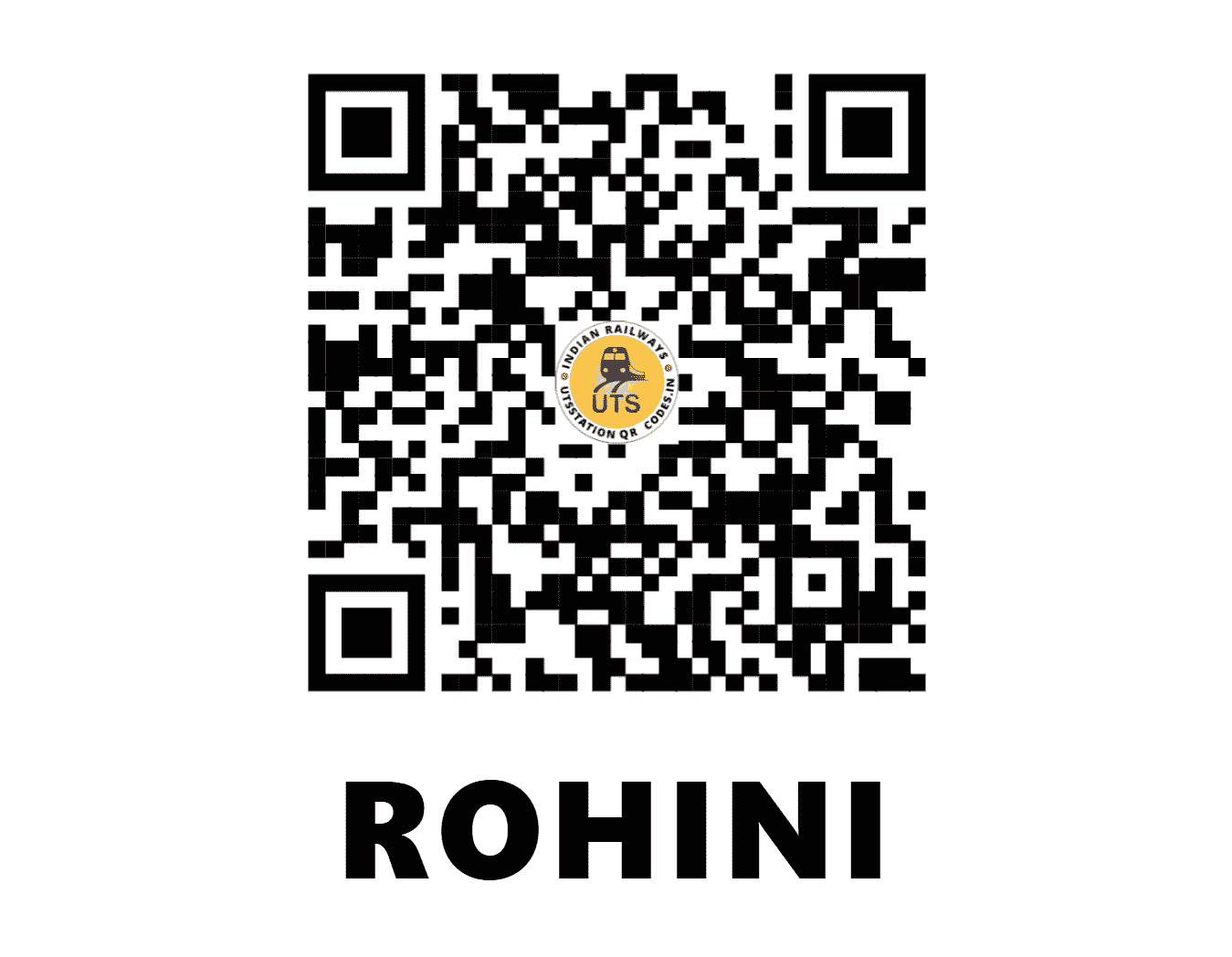 UTS QR Code for ROHINI - RHNE - CR (MAHARASHTRA)
