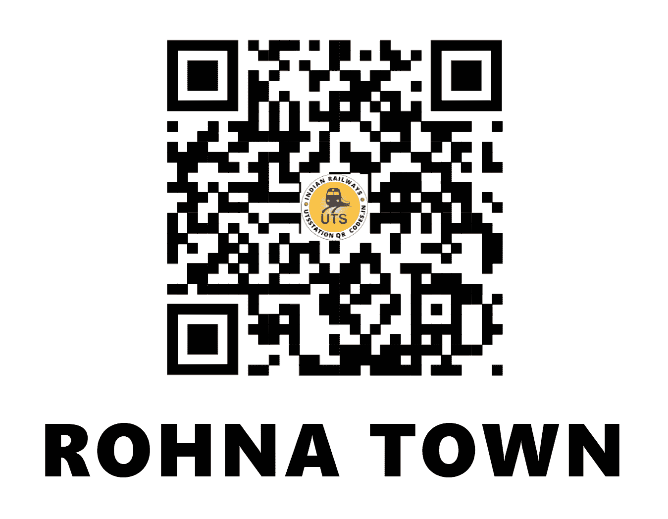 UTS QR Code for ROHNA TOWN - RHOT - CR (MAHARASHTRA)