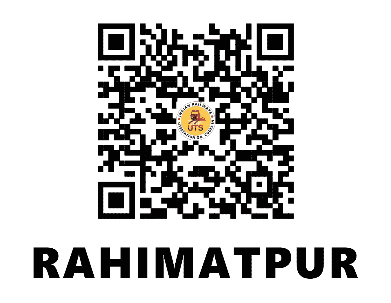 UTS QR Code for RAHIMATPUR - RMP - CR (MAHARASHTRA)