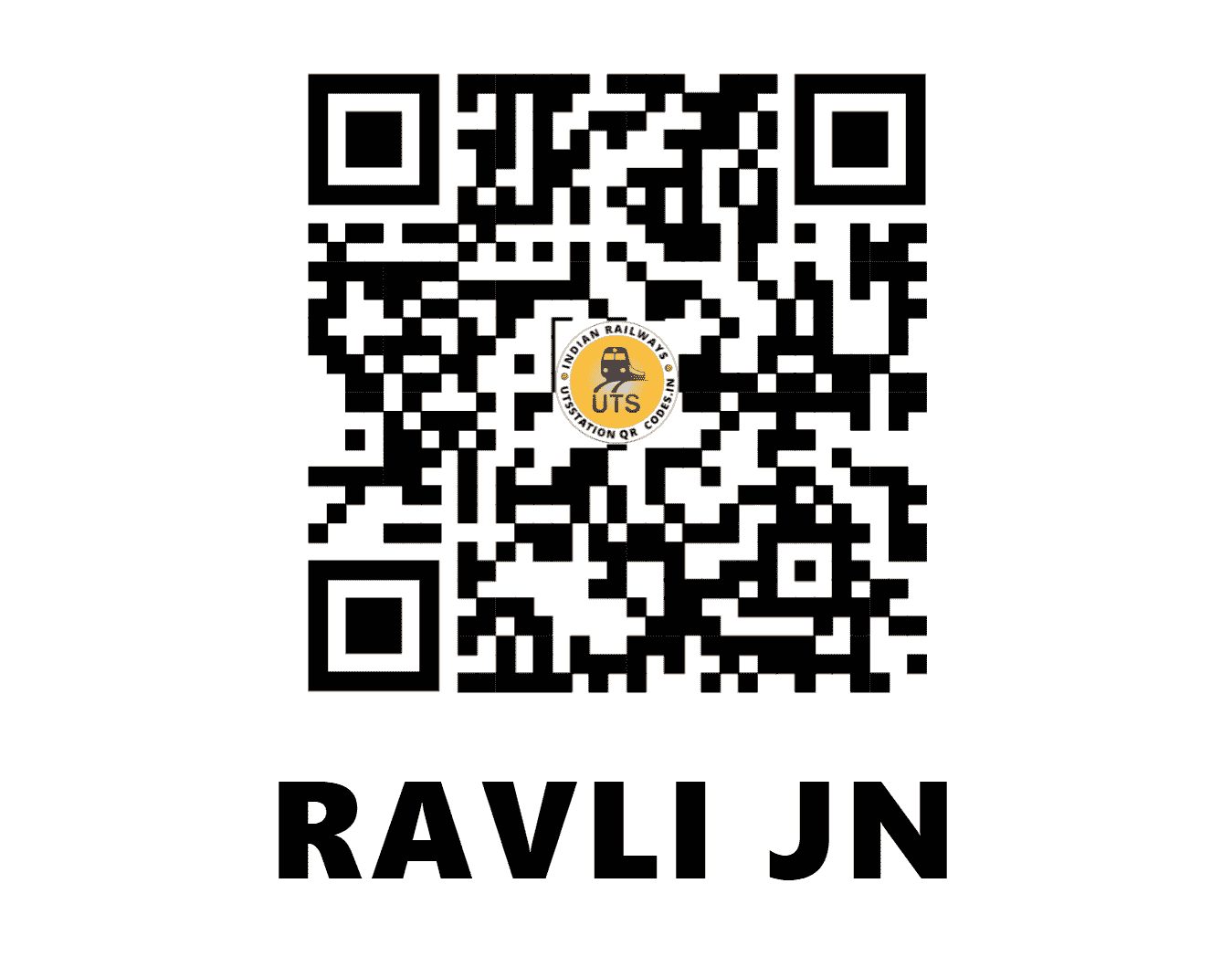 UTS QR Code for RAVLI JN - RVJ - CR (MAHARASHTRA)