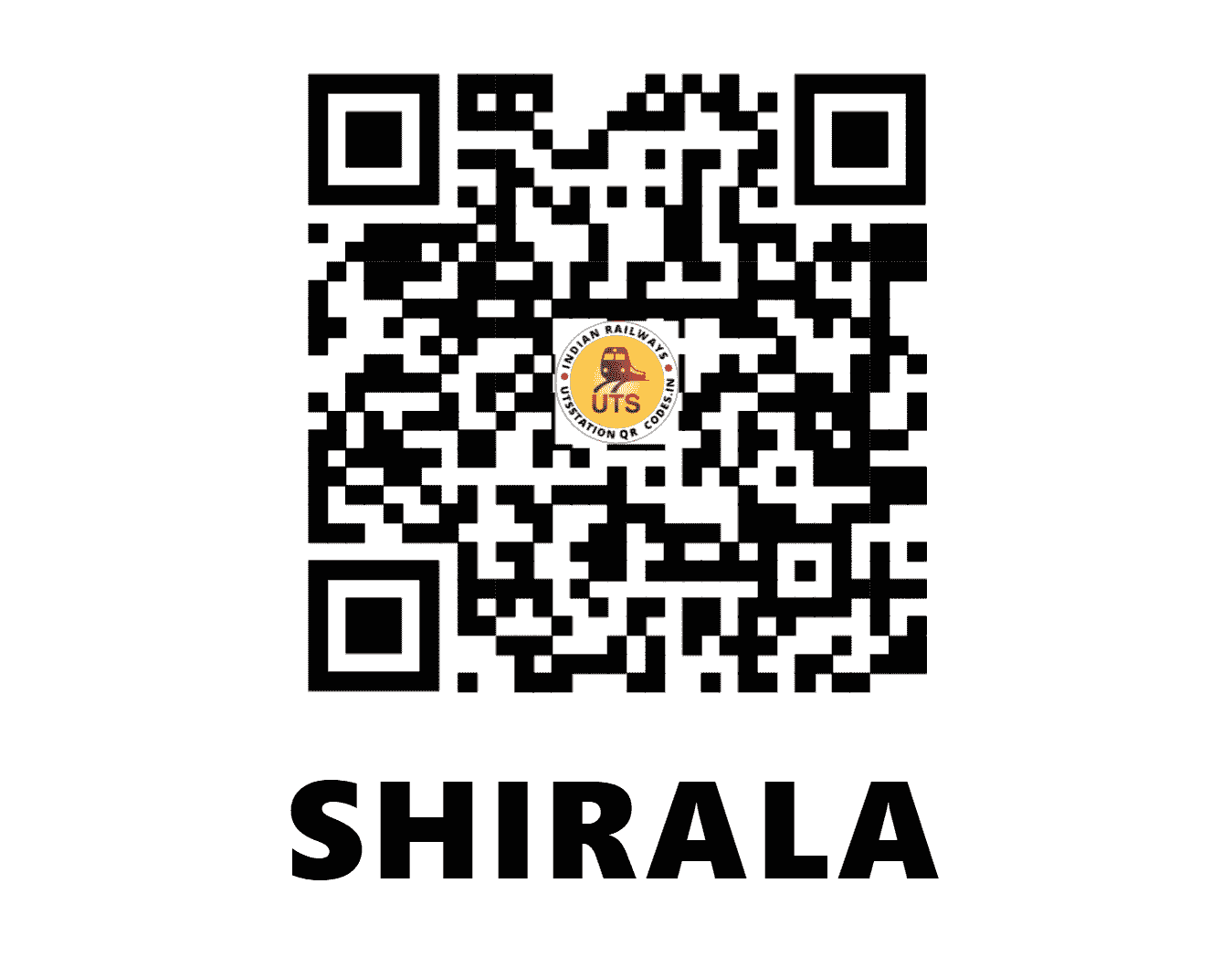 UTS QR Code for SHIRALA - SIRL - CR (MAHARASHTRA)