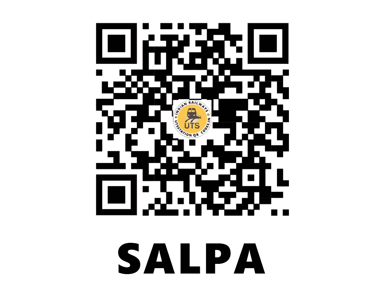 UTS QR Code for SALPA - SLP - CR (MAHARASHTRA)