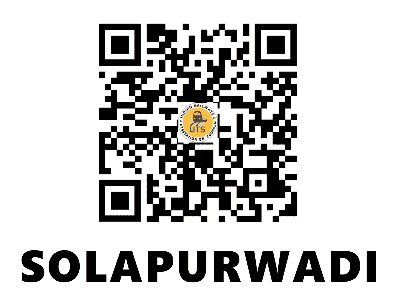 UTS QR Code for SOLAPURWADI - SPWI - CR (MAHARASHTRA)