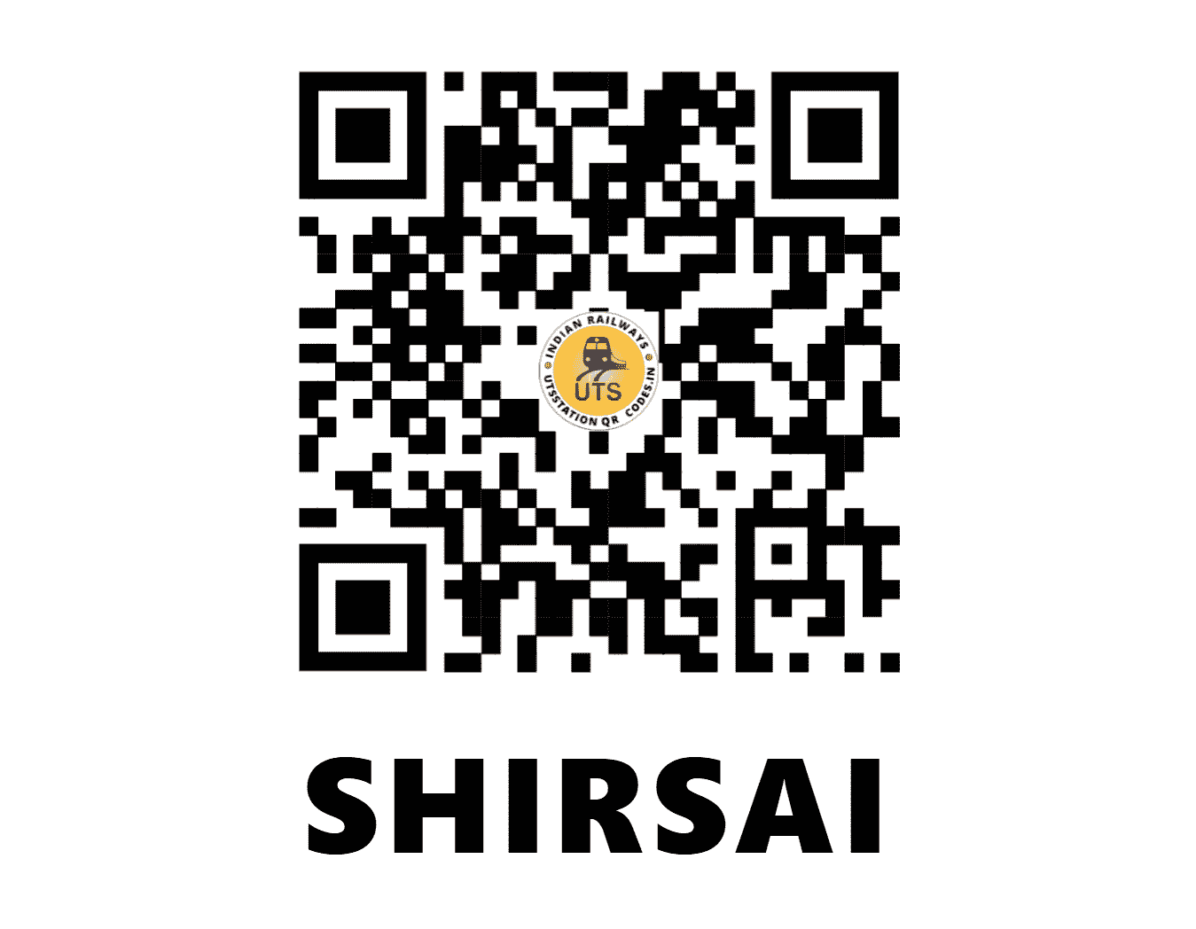 UTS QR Code for SHIRSAI - SSI - CR (MAHARASHTRA)