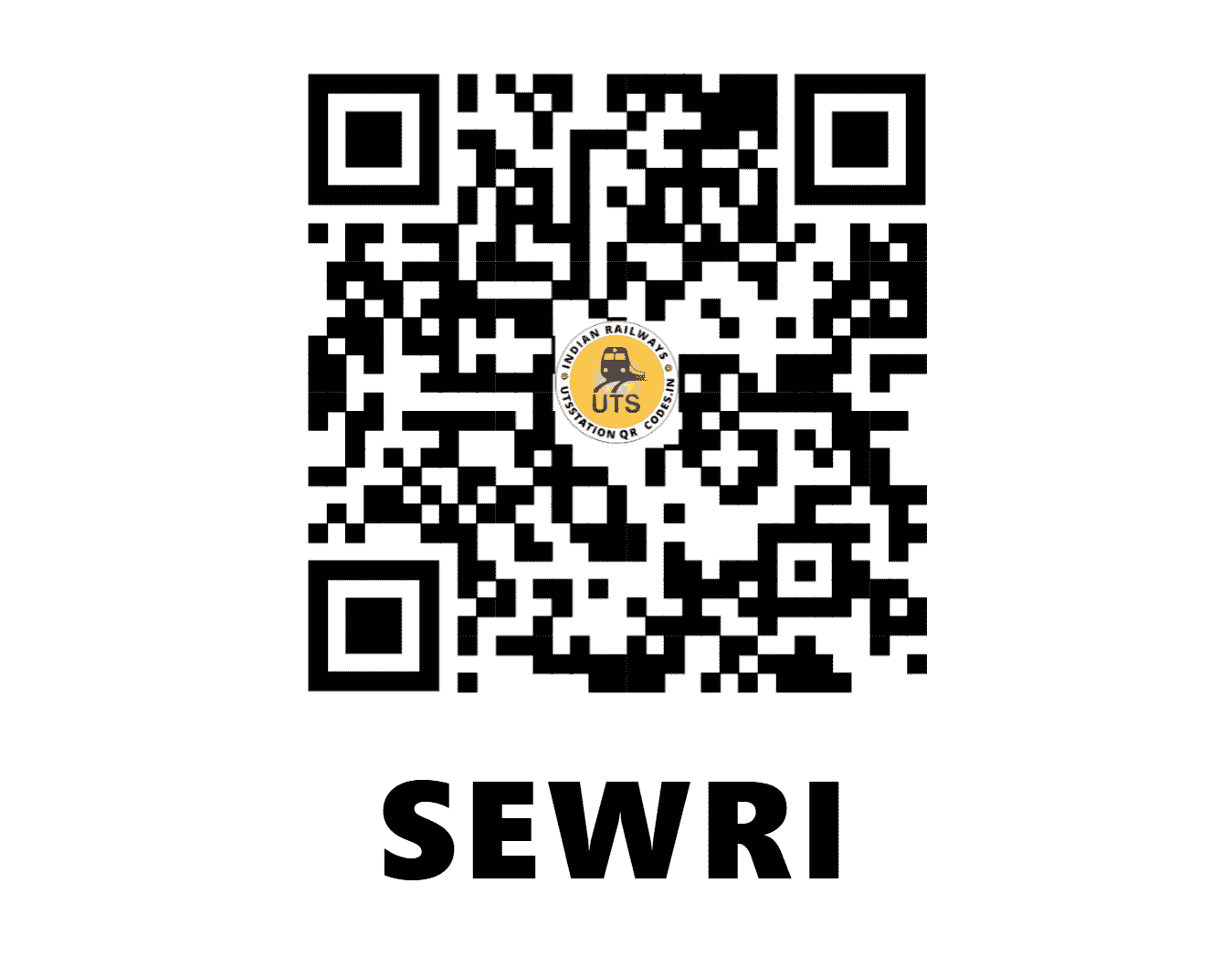 UTS QR Code for SEWRI - SVE - CR (MAHARASHTRA)