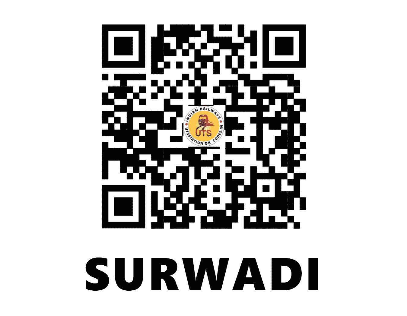UTS QR Code for SURWADI - SWLN - CR (MAHARASHTRA)