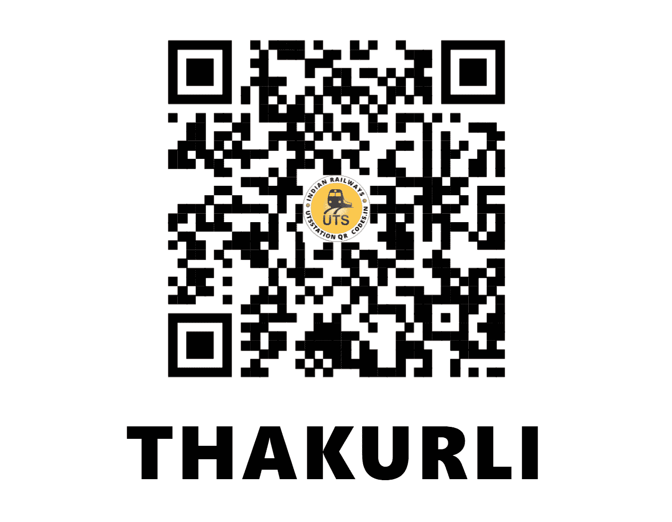 UTS QR Code for THAKURLI - THK - CR (MAHARASHTRA)
