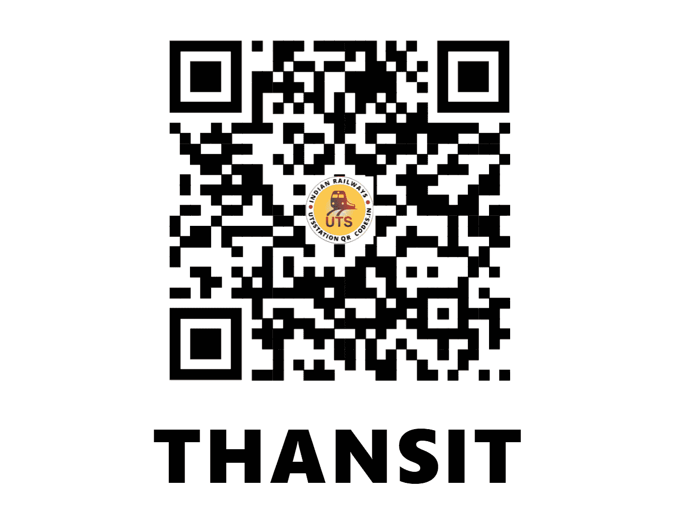 UTS QR Code for THANSIT - THS - CR (MAHARASHTRA)
