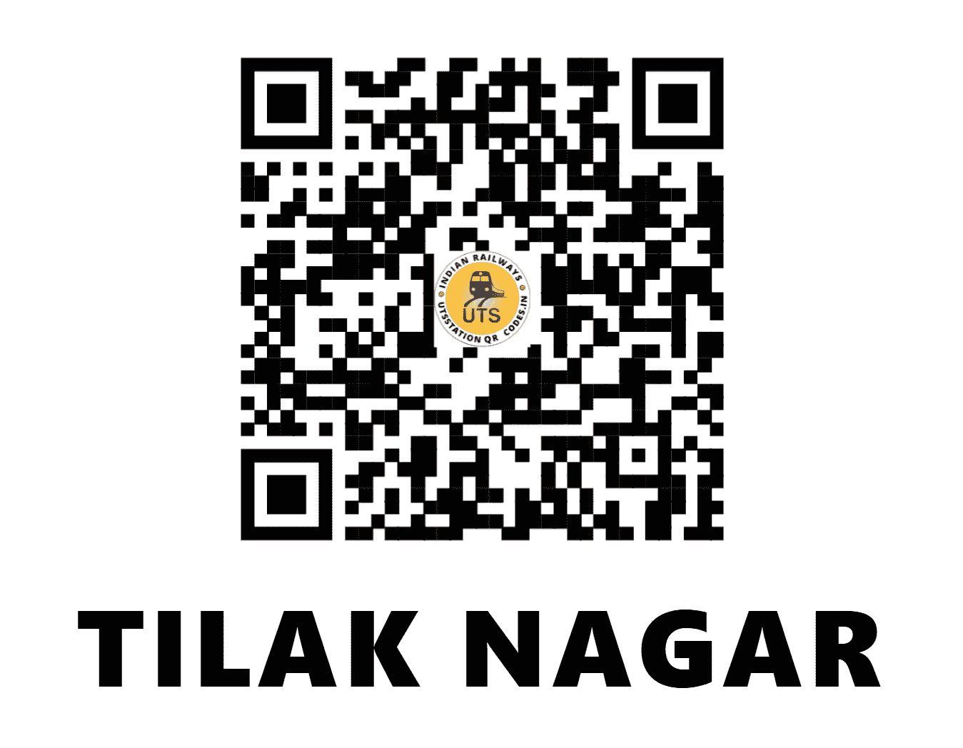 UTS QR Code for TILAK NAGAR - TKNG - CR (MAHARASHTRA)