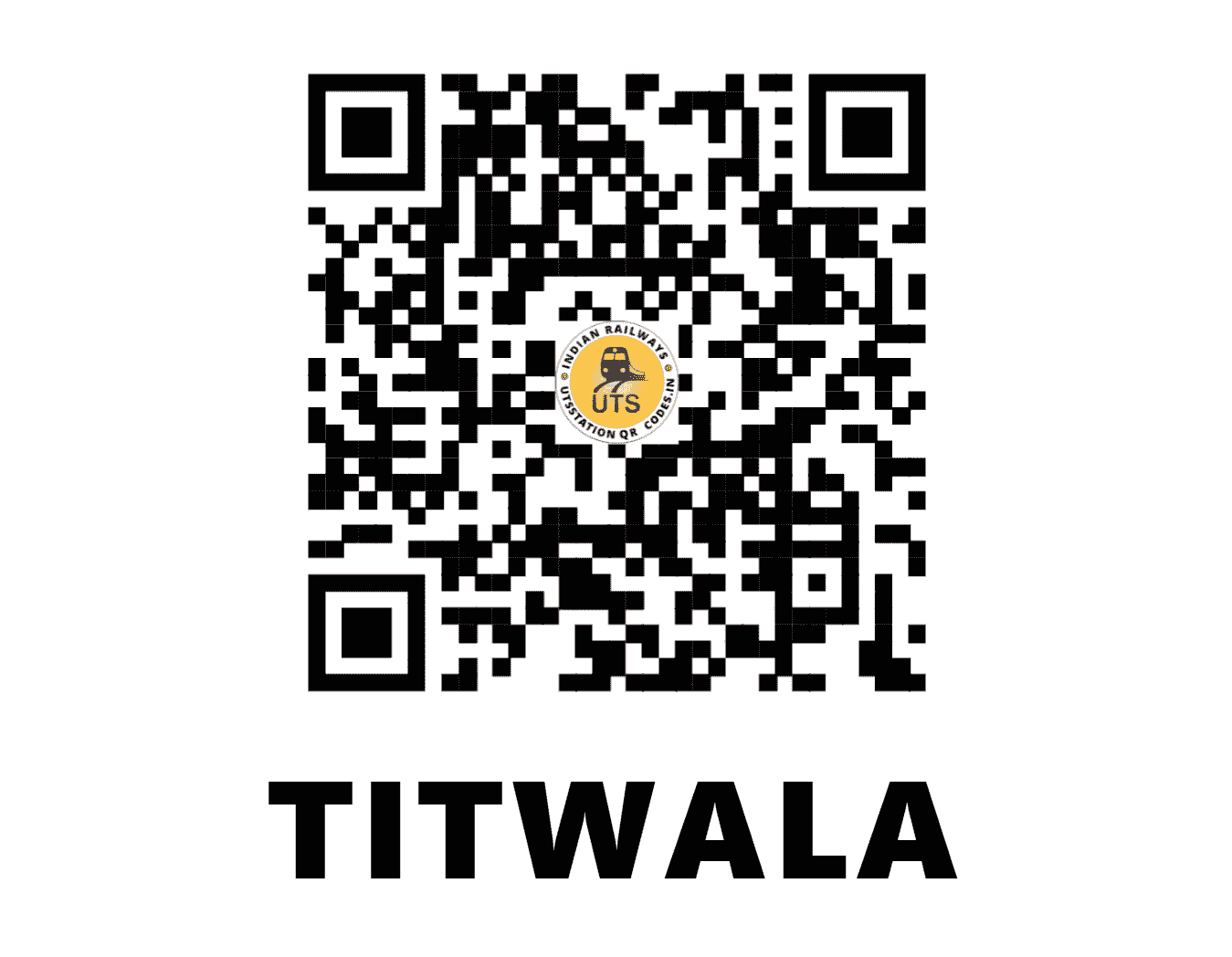 UTS QR Code for TITWALA - TLA - CR (MAHARASHTRA)