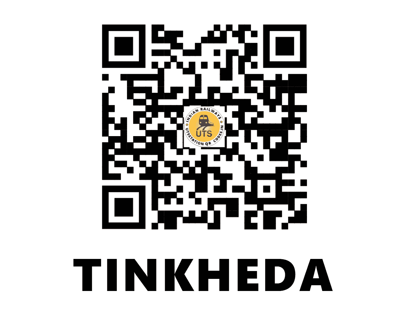 UTS QR Code for TINKHEDA - TNH - CR (MAHARASHTRA)