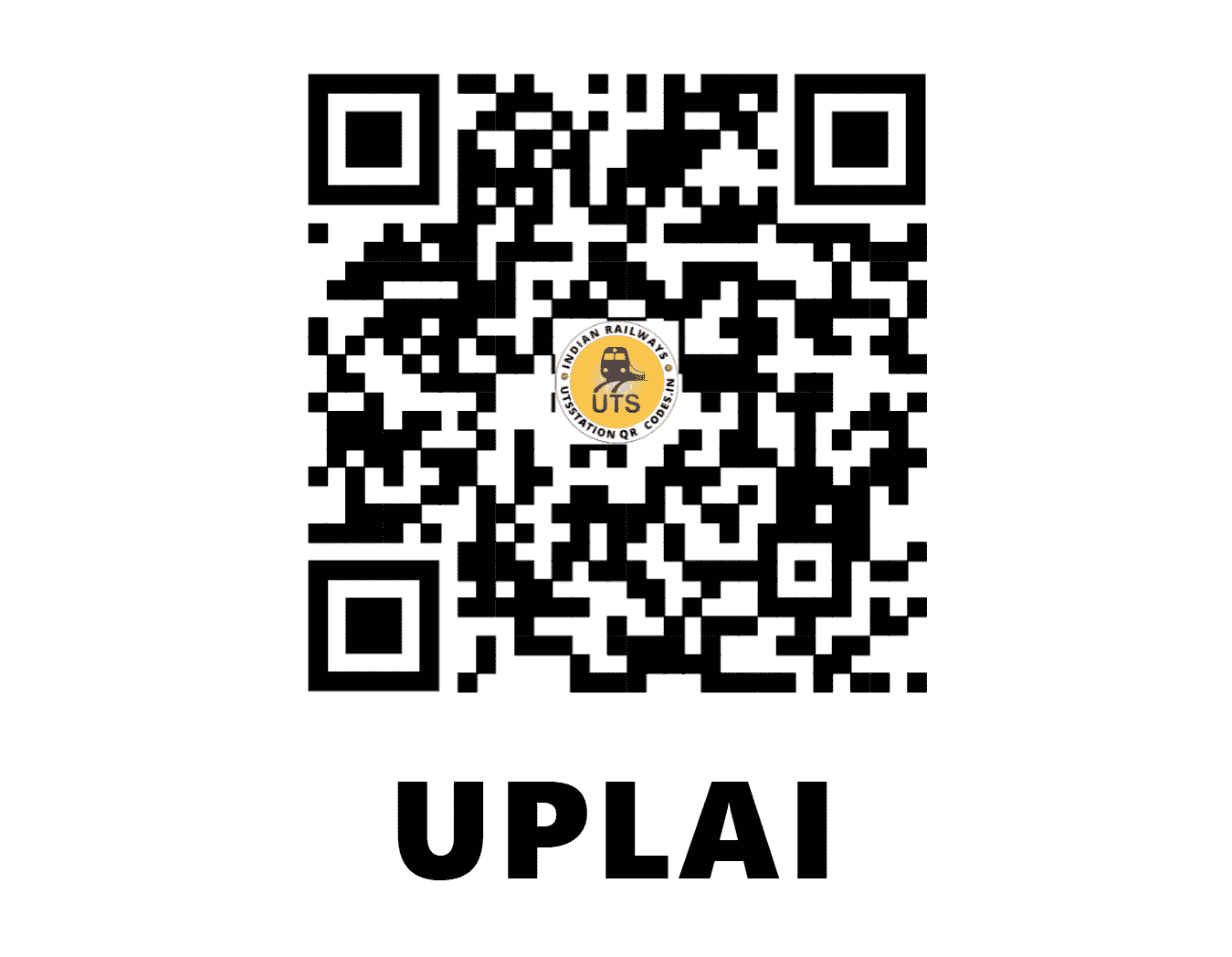 UTS QR Code for UPLAI - UPI - CR (MAHARASHTRA)