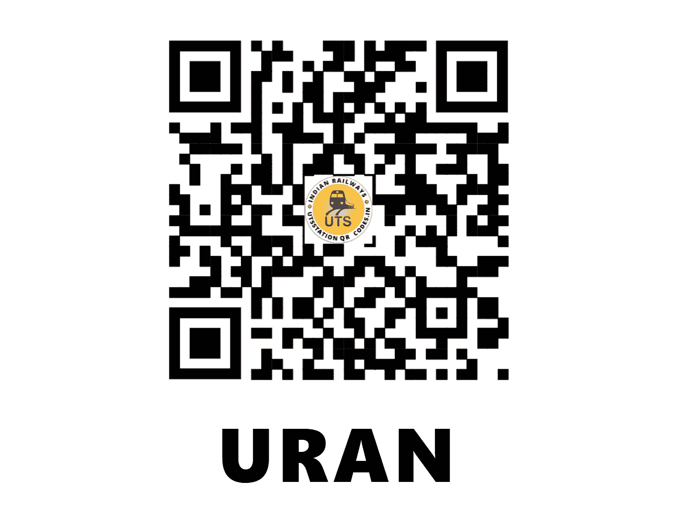 UTS QR Code for URAN - URAN - CR (MAHARASHTRA)