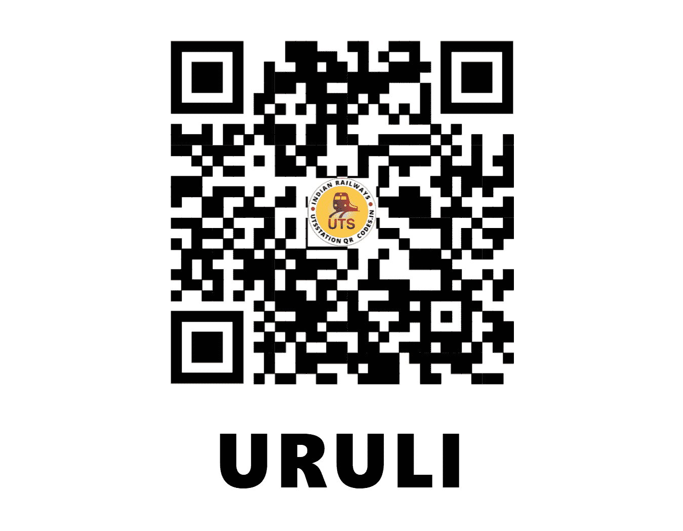 UTS QR Code for URULI - URI - CR (MAHARASHTRA)