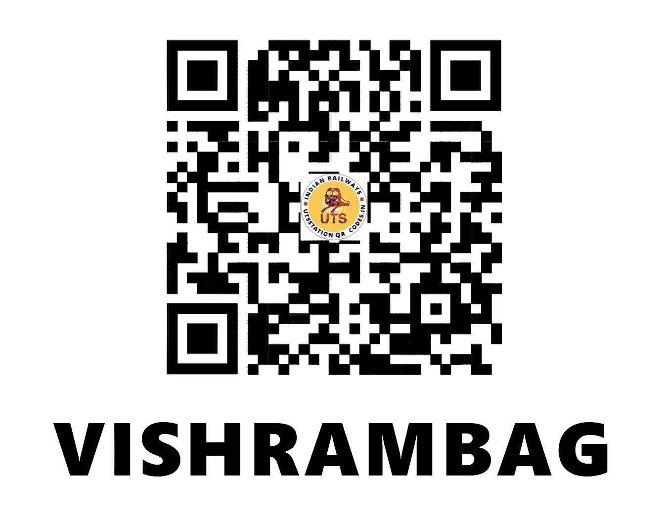 UTS QR Code for VISHRAMBAG - VRB - CR (MAHARASHTRA)