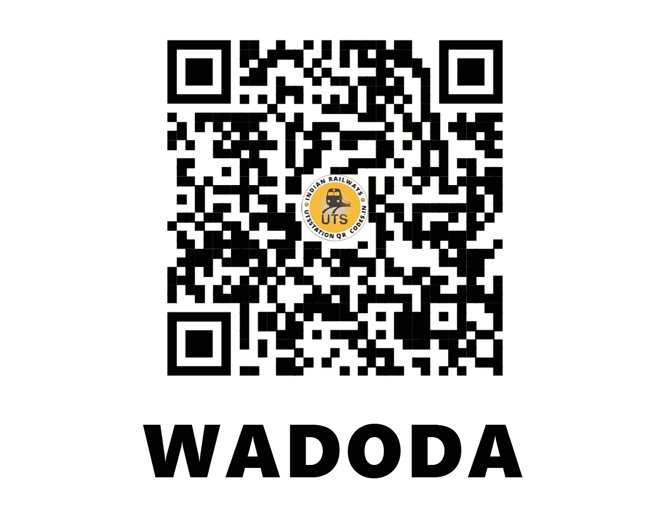 UTS QR Code for WADODA - WADO - CR (MAHARASHTRA)