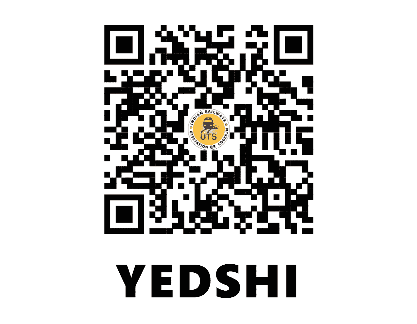 UTS QR Code for YEDSHI - YSI - CR (MAHARASHTRA)