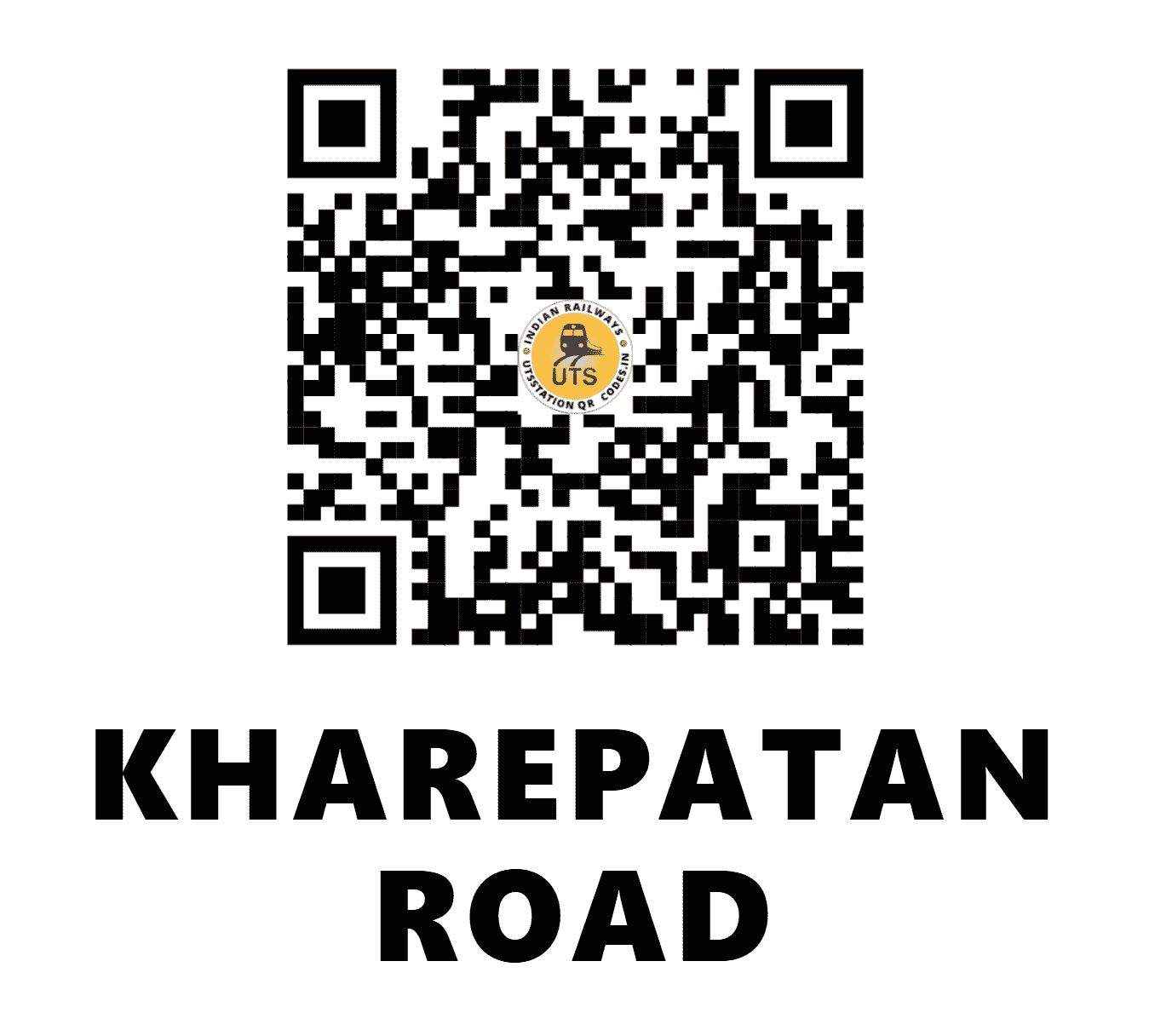 UTS QR Code for KHAREPATAN ROAD - KRPN - KR (MAHARASHTRA)