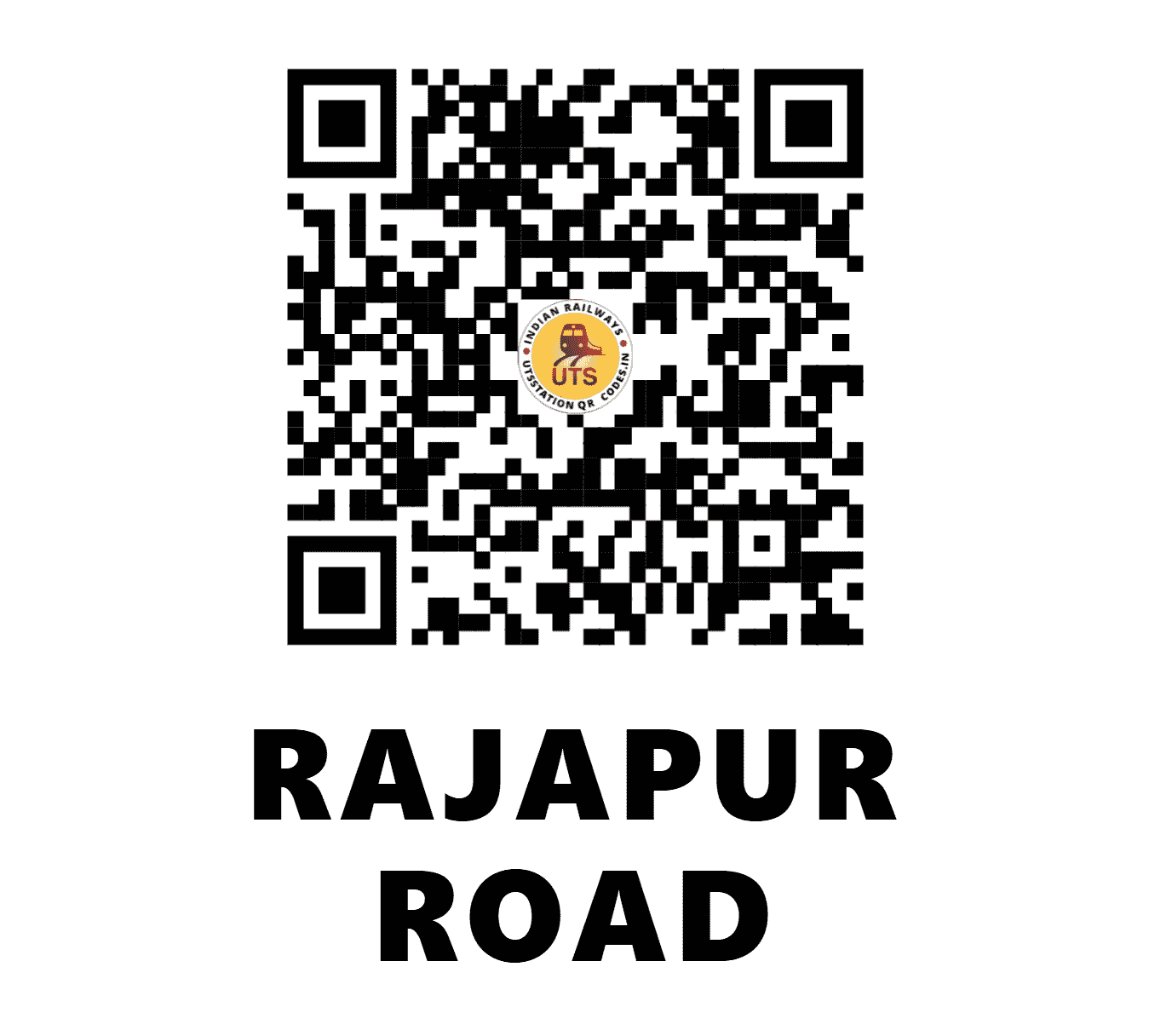 UTS QR Code for RAJAPUR ROAD - RAJP - KR (MAHARASHTRA)