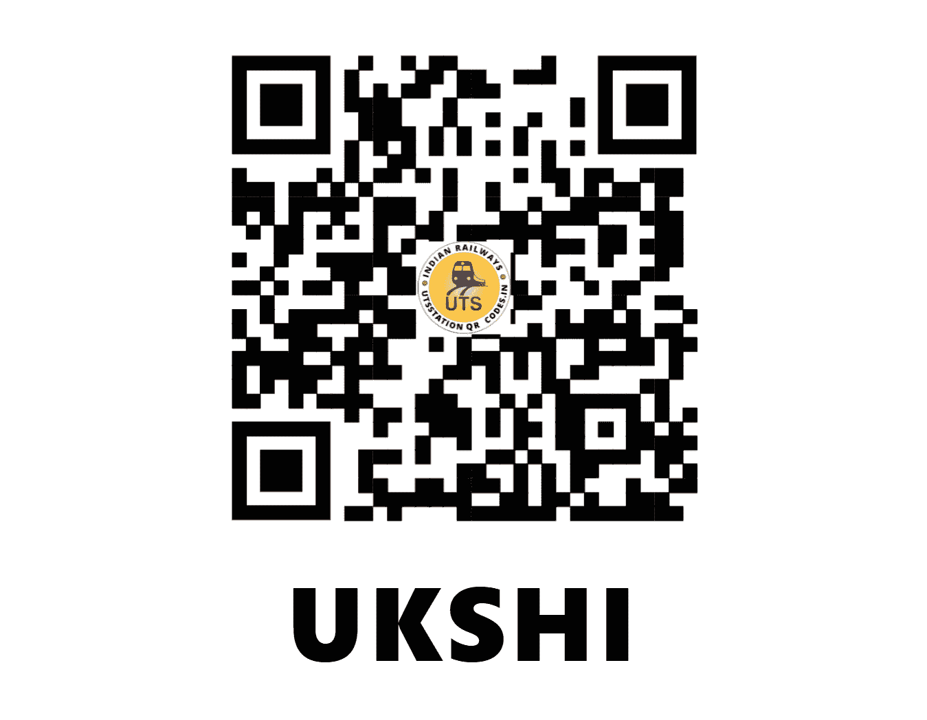 UTS QR Code for UKSHI - UKC - KR (MAHARASHTRA)