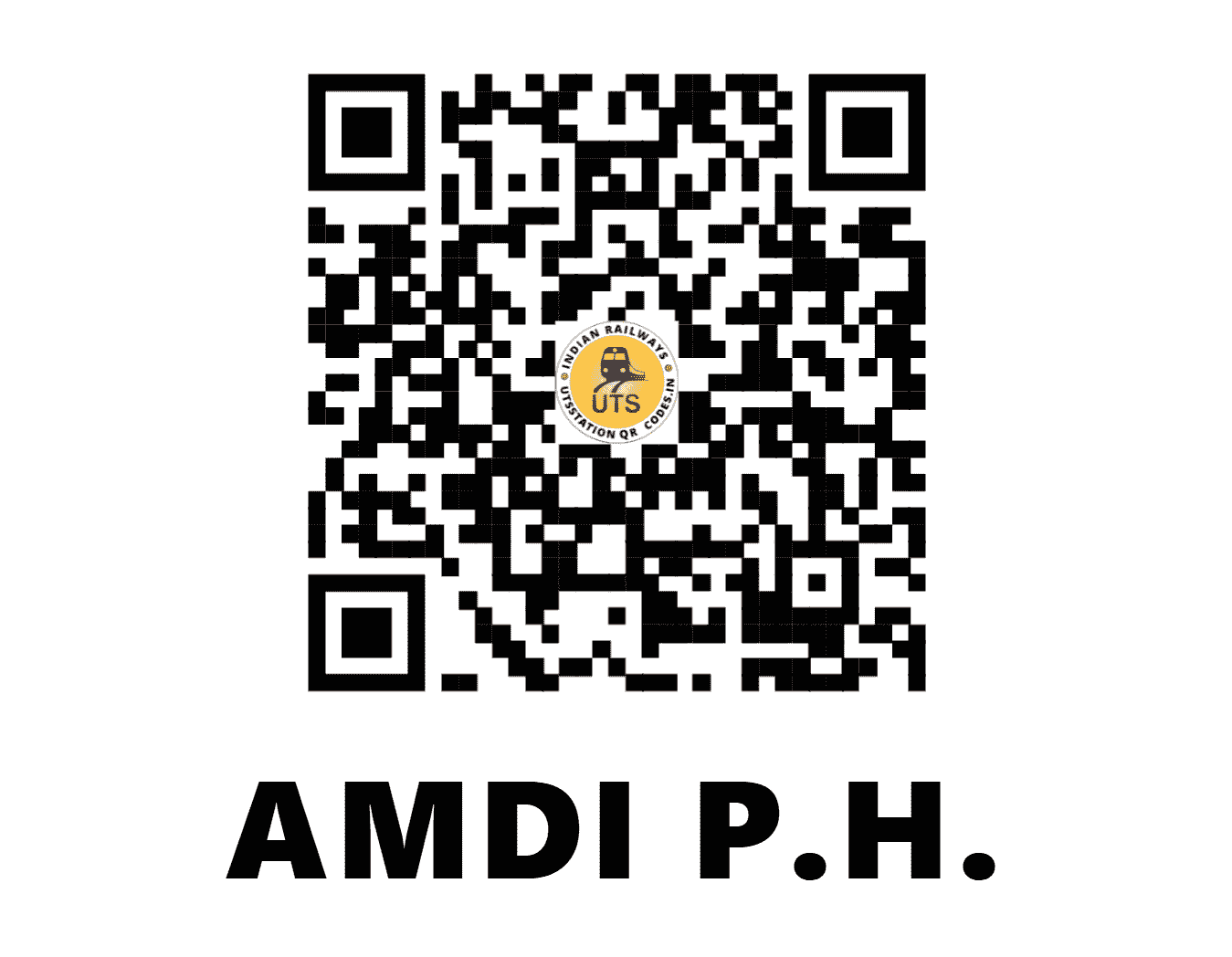 UTS QR Code for AMDI P.H. - AMDI - SB (MAHARASHTRA)