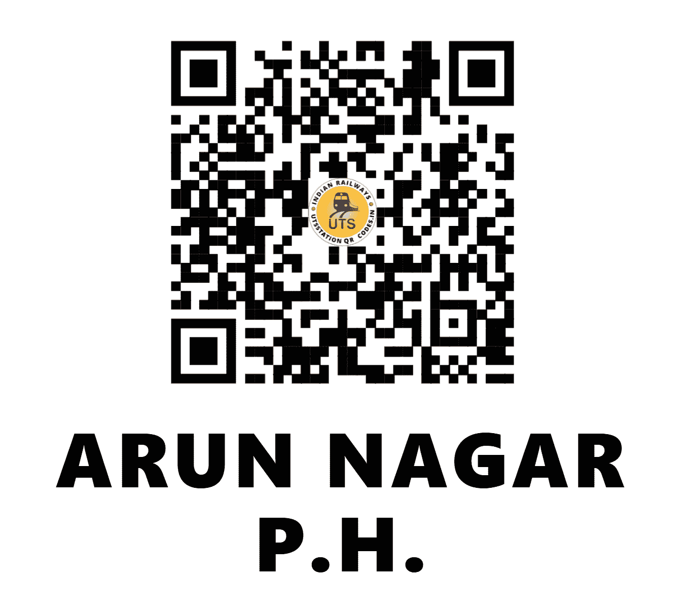 UTS QR Code for ARUN NAGAR P.H. - ARNG - SB (MAHARASHTRA)