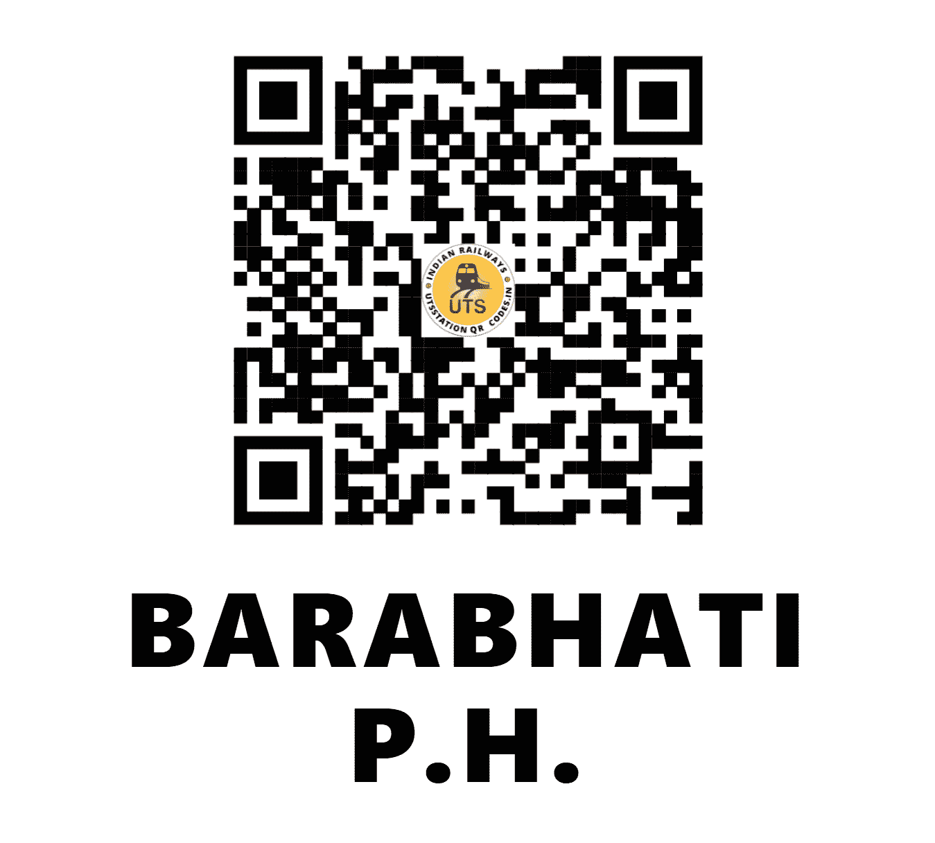 UTS QR Code for BARABHATI P.H. - BFF - SB (MAHARASHTRA)