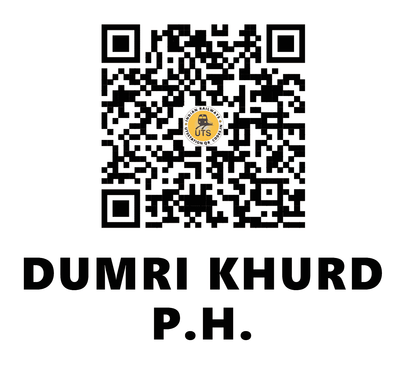 UTS QR Code for DUMRI KHURD P.H. - DKU - SB (MAHARASHTRA)