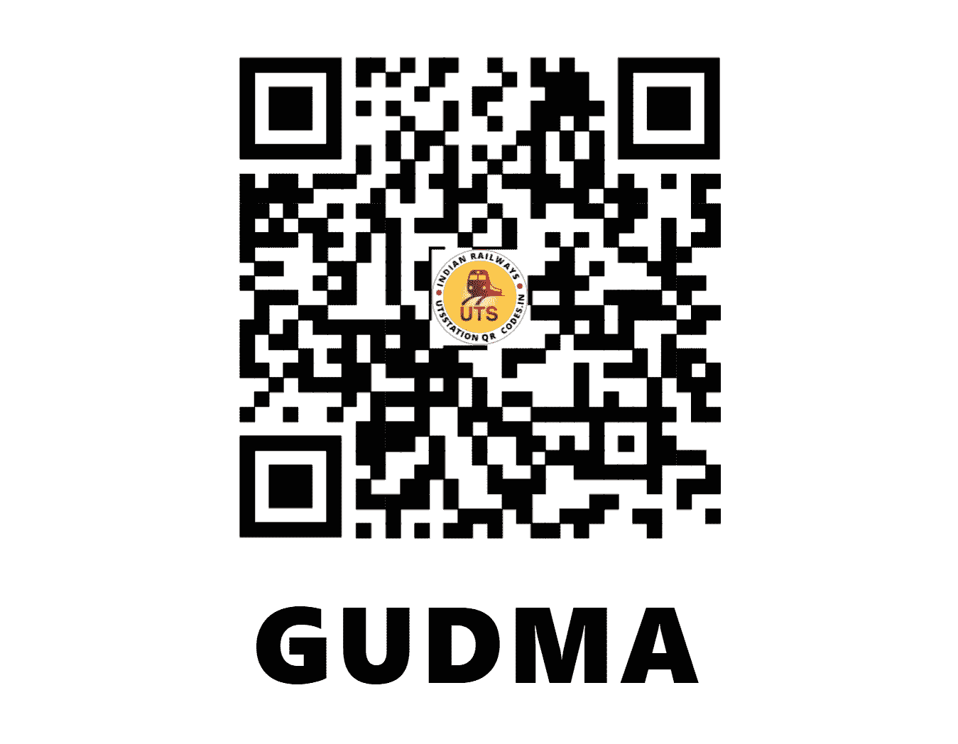 UTS QR Code for GUDMA - GDM - SB (MAHARASHTRA)