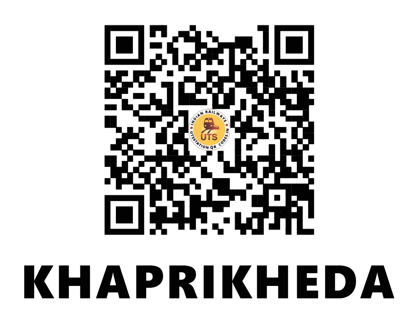 UTS QR Code for KHAPRIKHEDA - KPKD - SB (MAHARASHTRA)