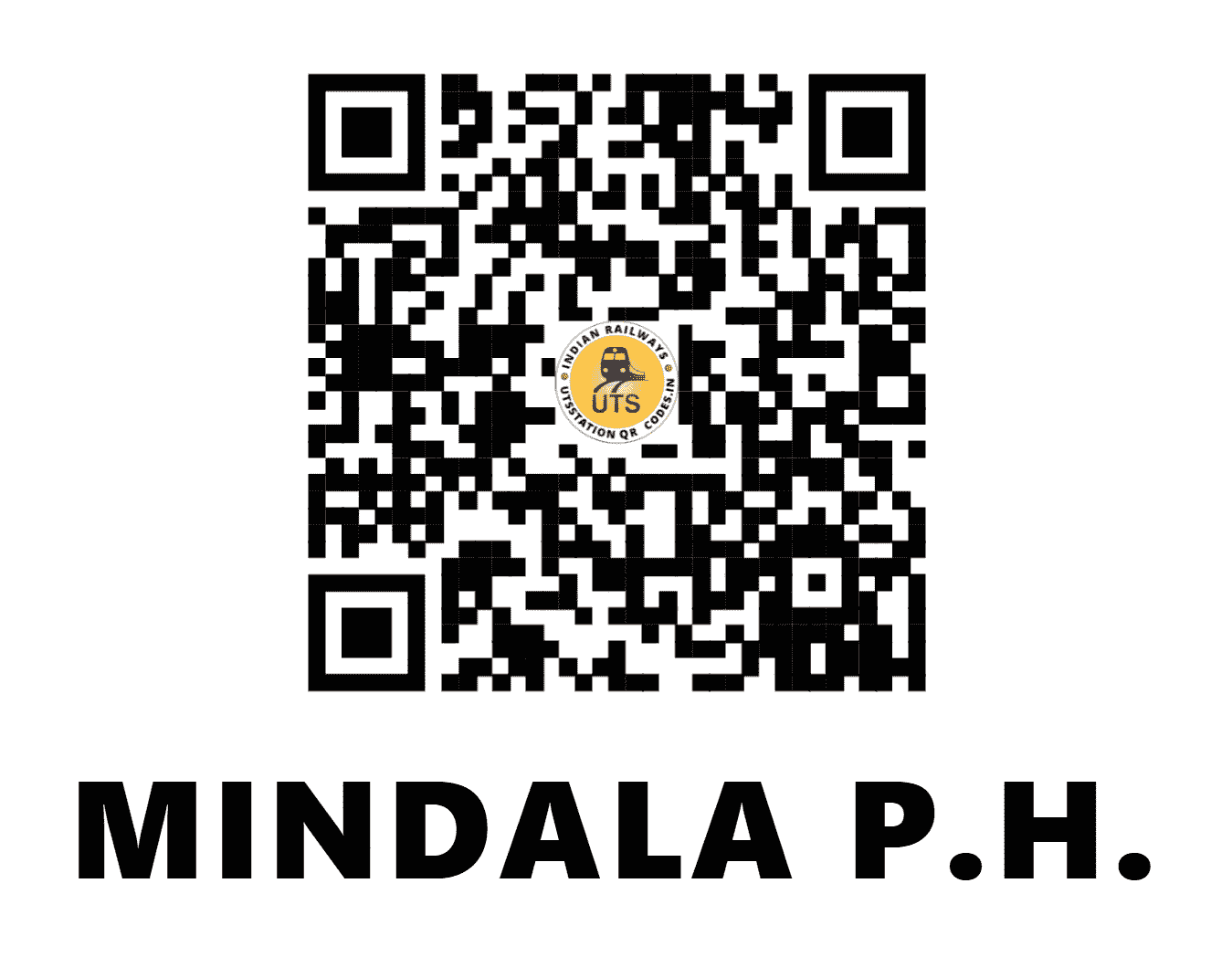 UTS QR Code for MINDALA P.H. - MWG - SB (MAHARASHTRA)