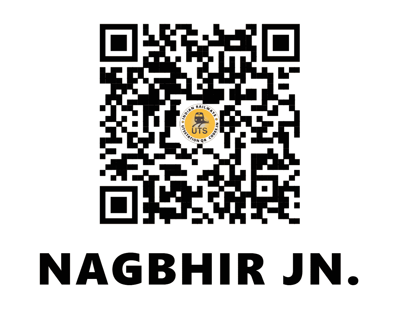 UTS QR Code for NAGBHIR JN. - NAB - SB (MAHARASHTRA)
