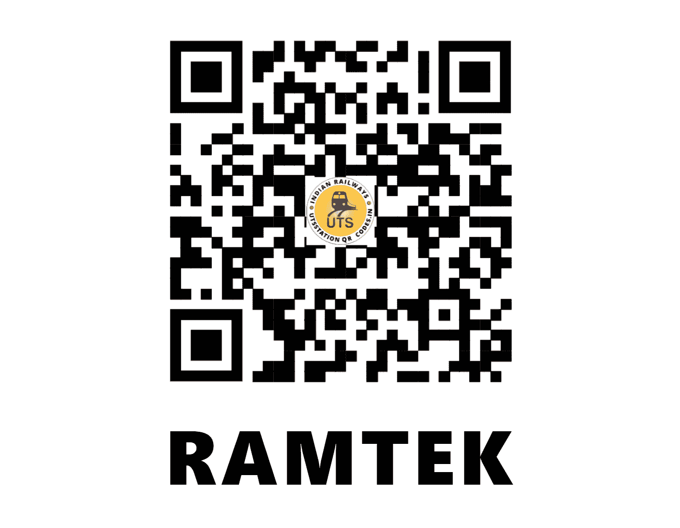UTS QR Code for RAMTEK - RTK - SB (MAHARASHTRA)