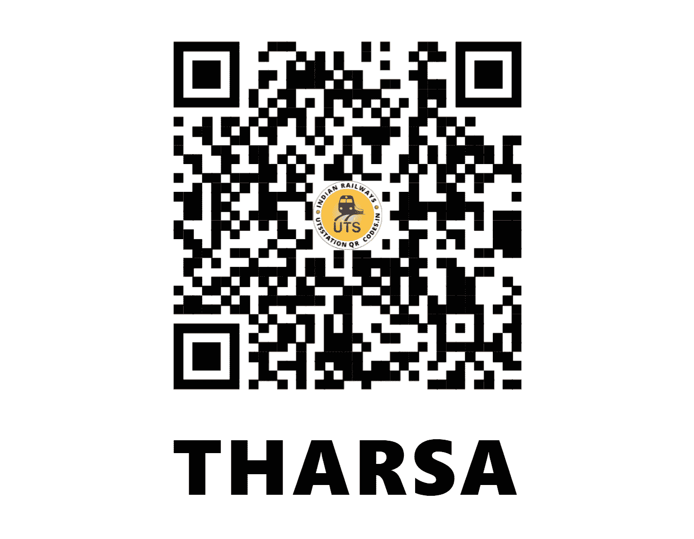 UTS QR Code for THARSA - TAR - SB (MAHARASHTRA)