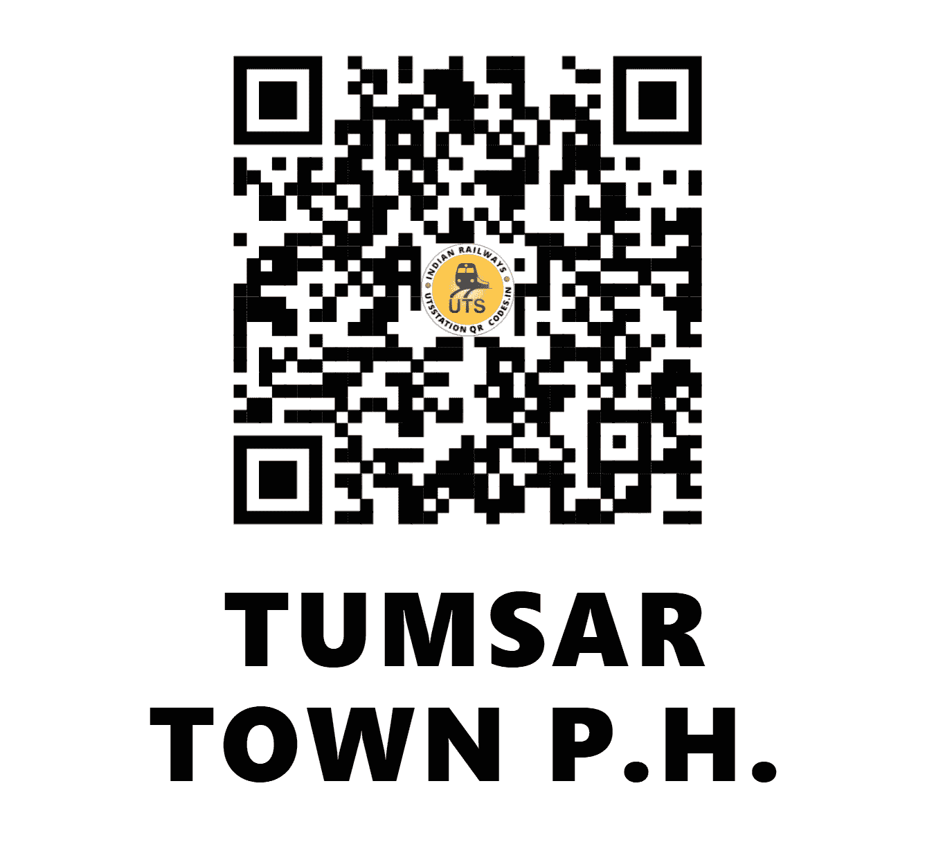 UTS QR Code for TUMSAR TOWN P.H. - TMS - SB (MAHARASHTRA)